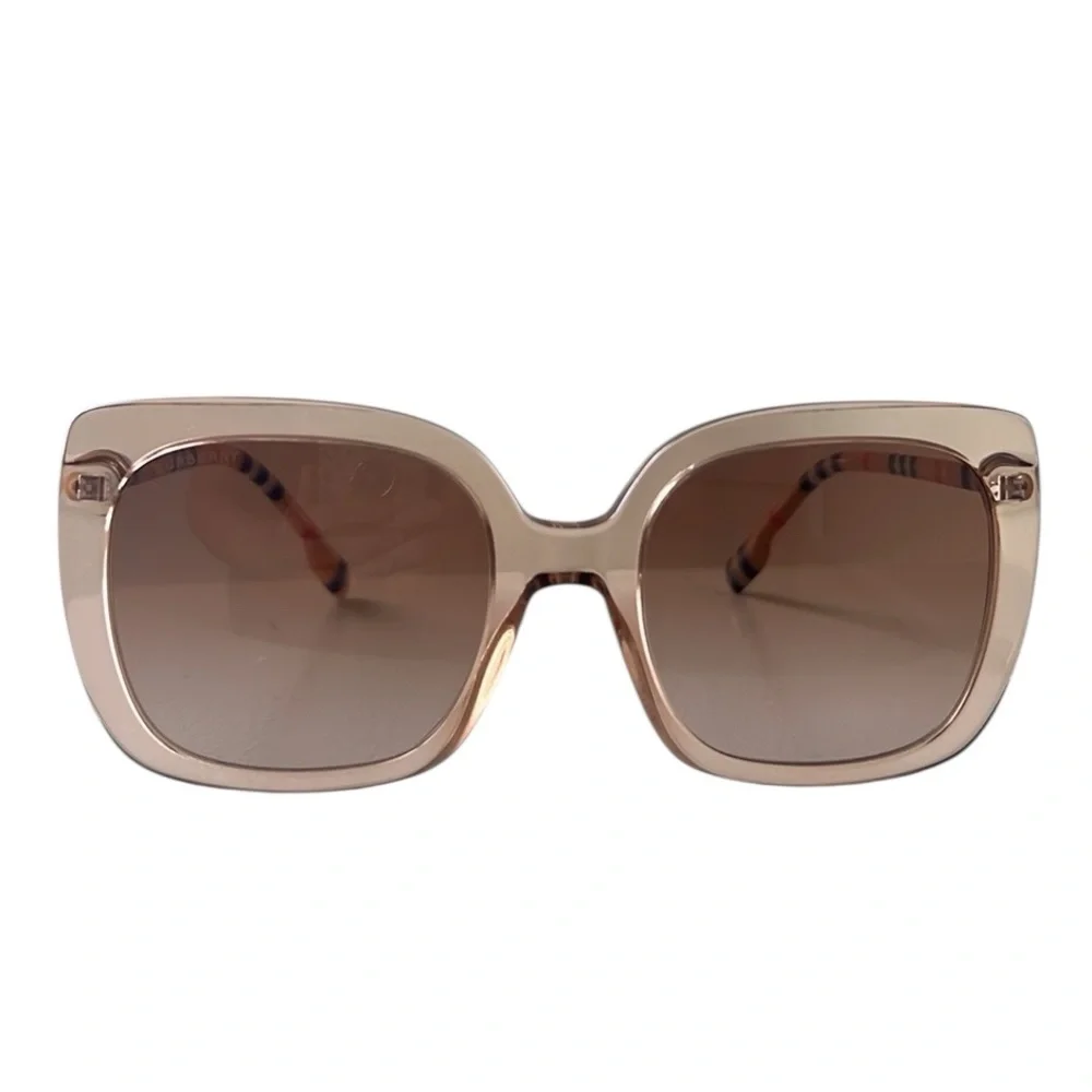 Burberry Caroll Peach Gradient Brown Sunglasses - Picture 4 of 12